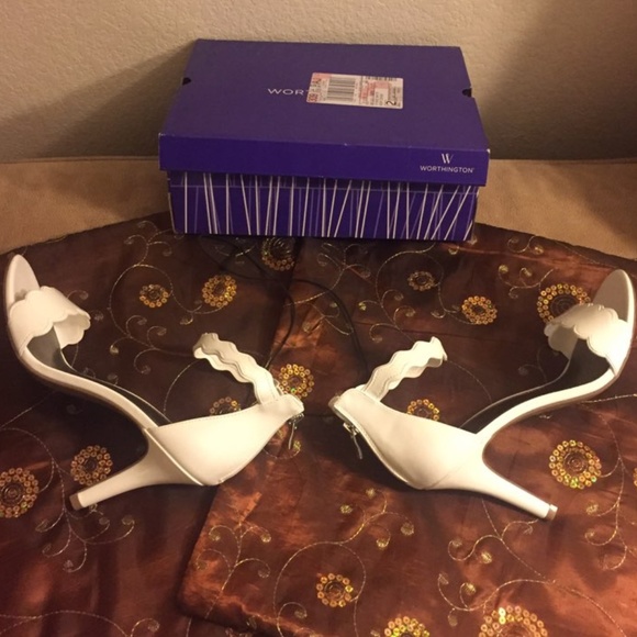 Worthington Cohen Open Toe Stiletto Heels - NWOT - Picture 4 of 8